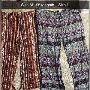 Boho style pants